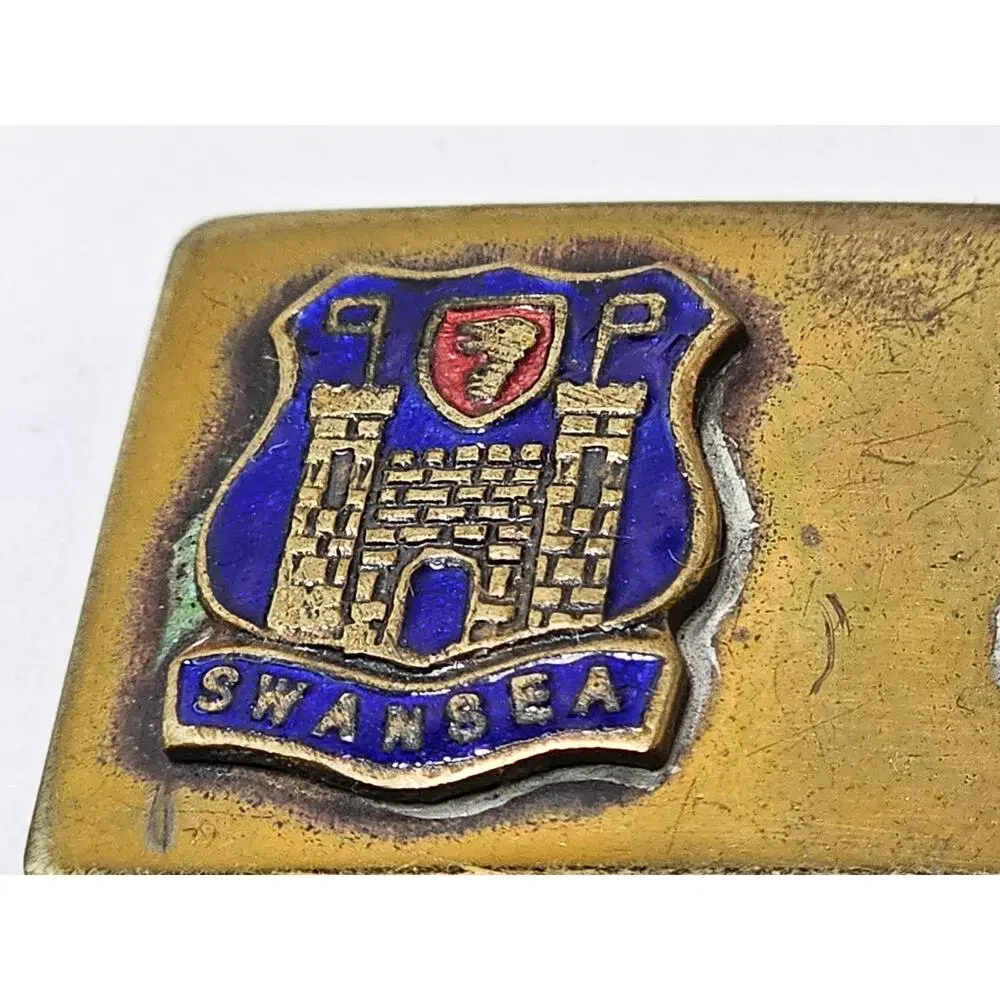 Vintage Bronze European Belt Buckle